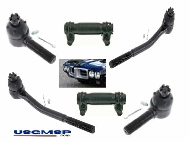Tie Rod End Kit: 1969 Pontiac Firebird (only) - 6 pce