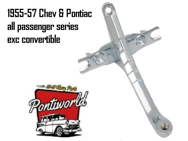 Mirror Bracket Interior: 55-57 Chev & Pontiac all ex. Convertibles