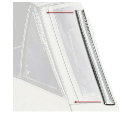 67-69 Camaro Firebird CONVERTIBLE  - Outer pillar molding (ea)