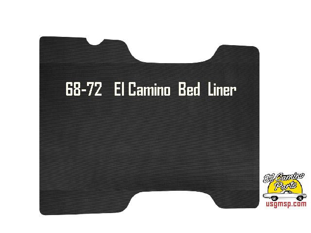 El Camino Bed Liner: 1968-72 Rubber