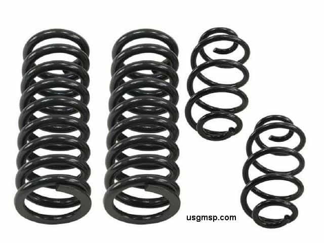 Coil Spring SET: LOWERED 1" - 78-87 El Camino +