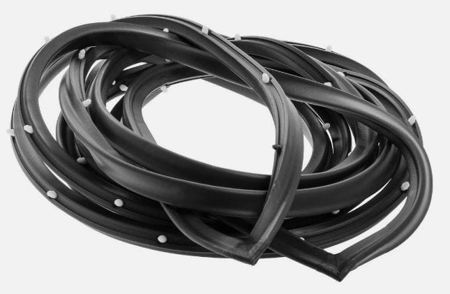 65-66 Full Size Door Seals Sedan (pr) - REAR DOOR SET
