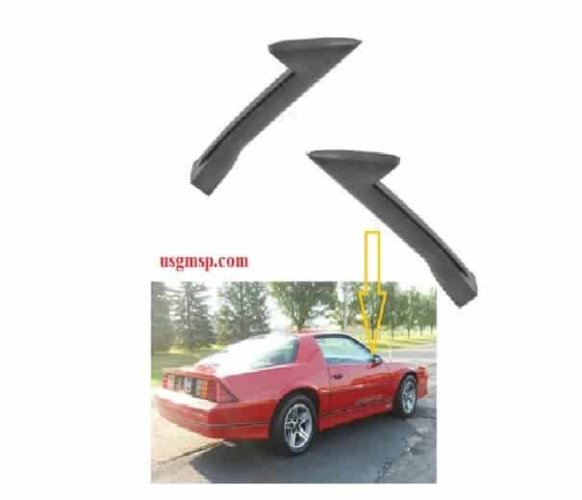 82-92 Camaro/Firebird TA - Door Glass FRONT guide Seals - (Pr)