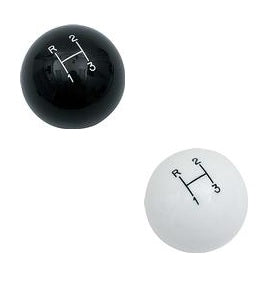 Gear Knob: Manual - black or White 67-9F+ 3 speed GM Choose