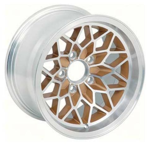 Pontiac SNOWFLAKE Rim: 15x8  - GOLD New
