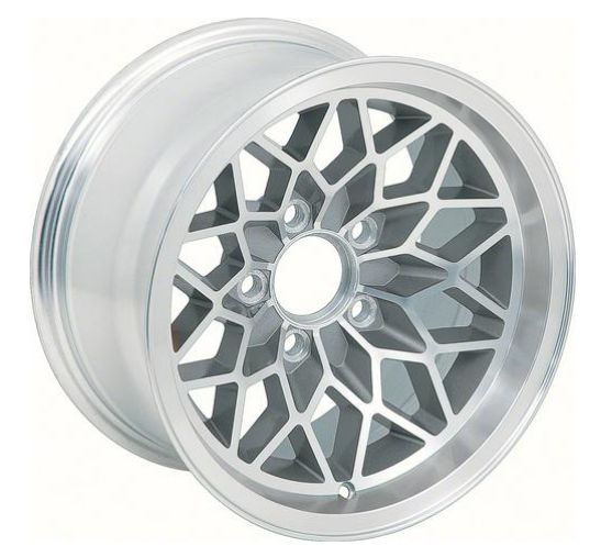 Pontiac SNOWFLAKE Rim: 15x8  - SILVER New