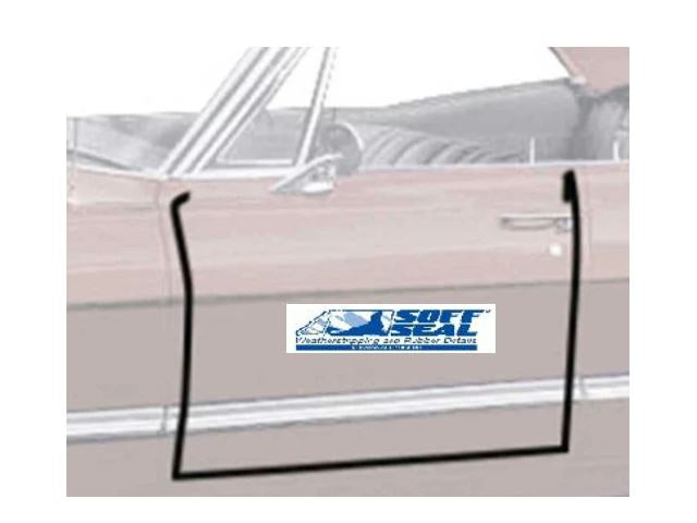 65-66 Full Size 4 Door Seals Pillarless 4 Dr (Pr) - FRONT