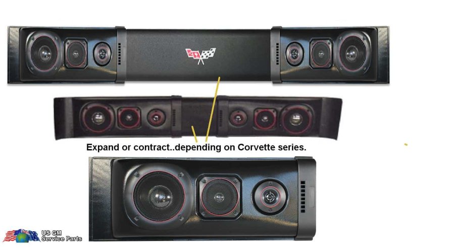 Speakers: Corvette Sound Bar: 63-82