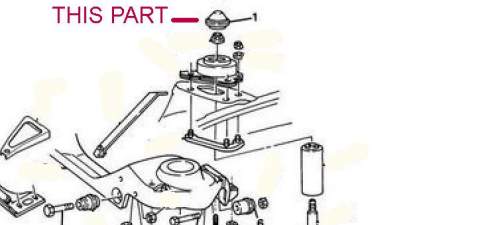 Strut Tower Mount Cap: 1982-92 (ea)