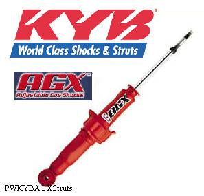 Struts Front: 93-02 F KYB "AGX" Adjustable struts (Each)