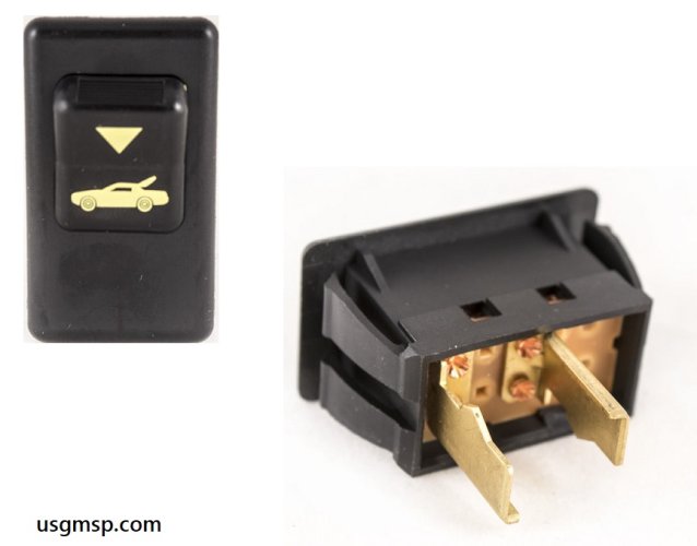 Hatch Release Switch: 90-92 Camaro