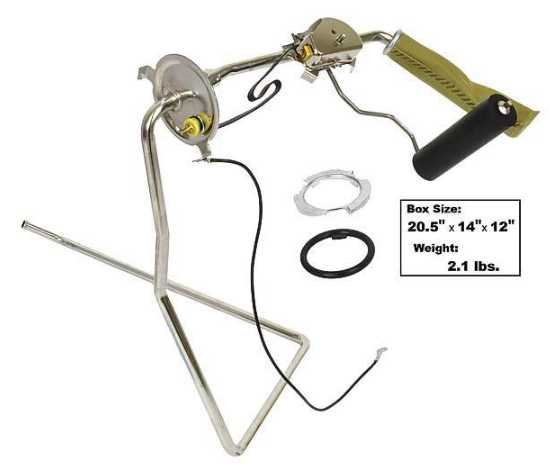 Fuel tank Sender Unit: 74-75 F 3/8  SINGLE line