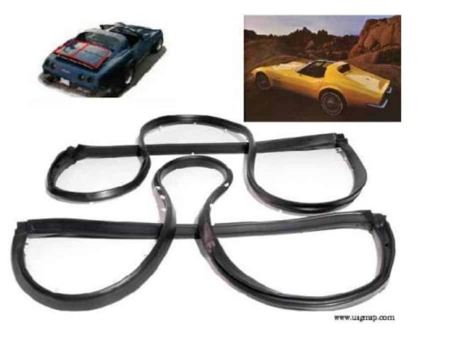 T-TOP Seals: 77 (late) - 82 Corvette