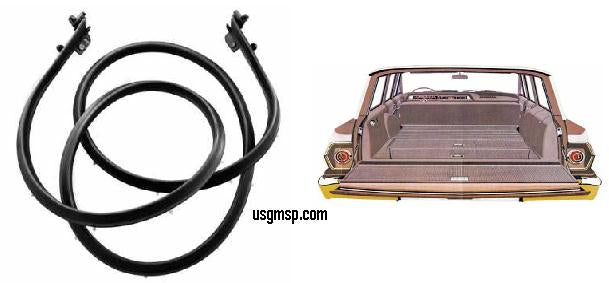 1962 - 1964 Tail Gate Seal WAGON - USA Made Chev/Pontiac / GM Full Size Station Wagons