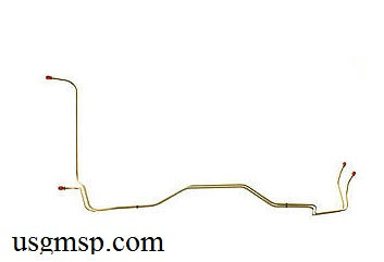 Transmission Line Set: 67-9 Camaro/Firebird Stainless T350/T400