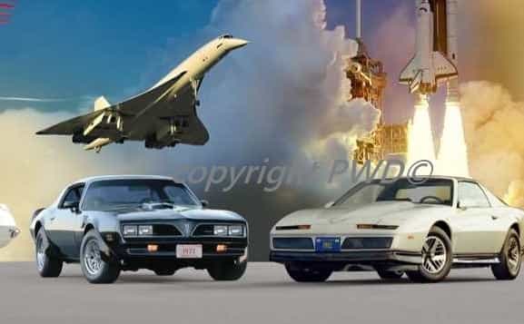 Tribute Series Mat & Print: The 4 generations of Firebird