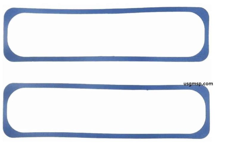 Rocker Cover Gaskets: 87-92 V8 Rubber (Pr)