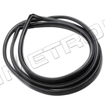 Window Seal: 63-65 Nova REAR 4 cars W/Molding