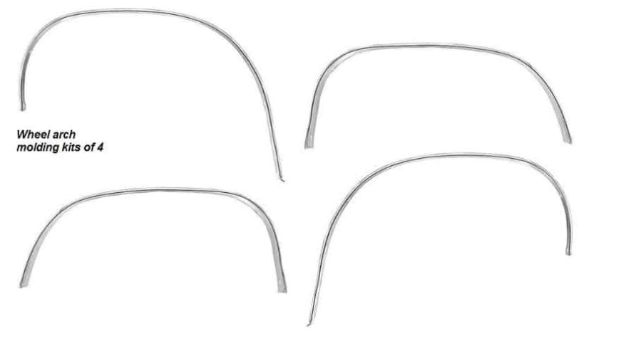 Wheel Arch Molding Kit: El Camino 65