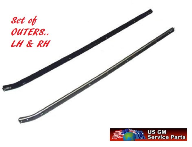 Window Felt Kit: 73-77 Malibu/Chevelle (2 Otr)