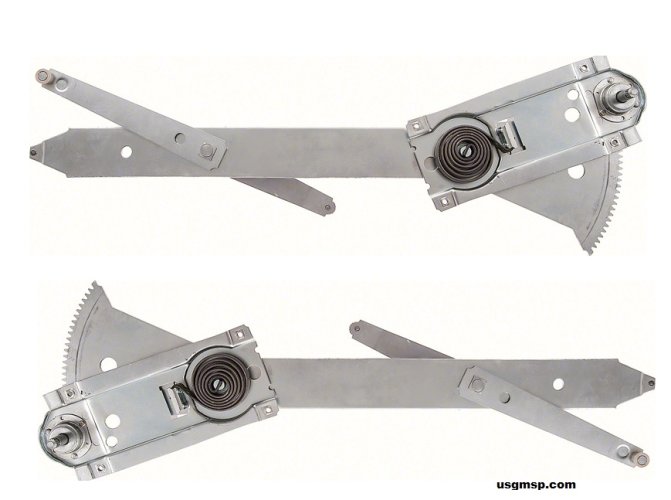 Window Regulator: 65-66 Full Size 2dr Manual - Each