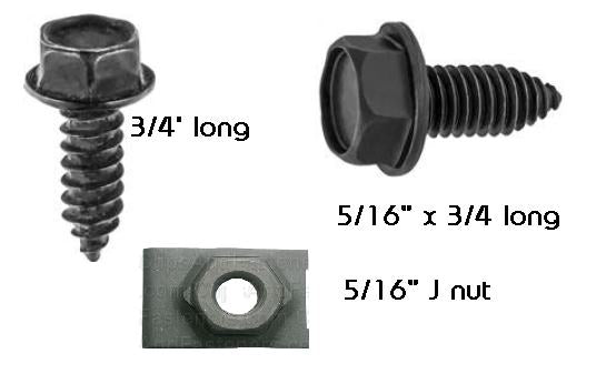 Bolt & J nut mix 40's -70's - 30 pack