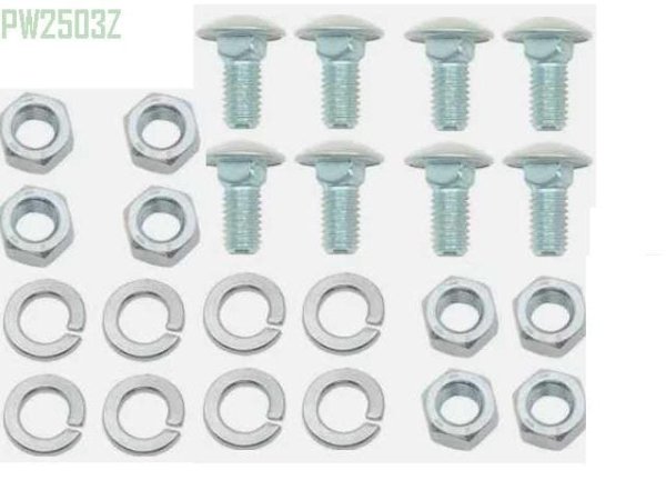 Bumper Bolt Set (8): 65-66 Chev Paris Front or rear kit