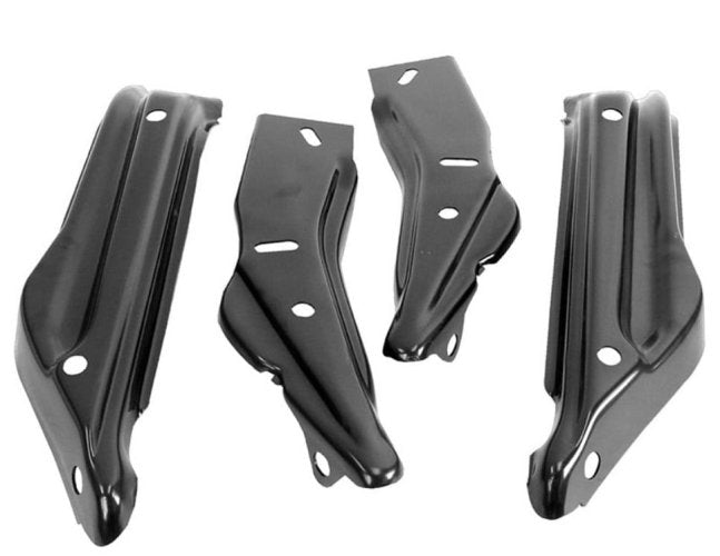 Bumper Bracket Set: 69  Chevelle Malibu FRONT (4pc)