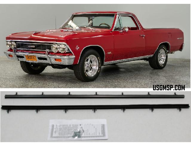 Window Felt Kit: 66-67 El Camino OUTER Authentic (2)