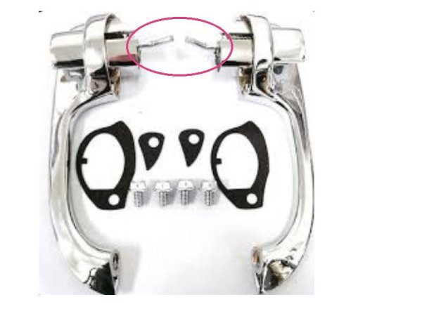 Door Handle Kit: 68-72 El Camino exterior