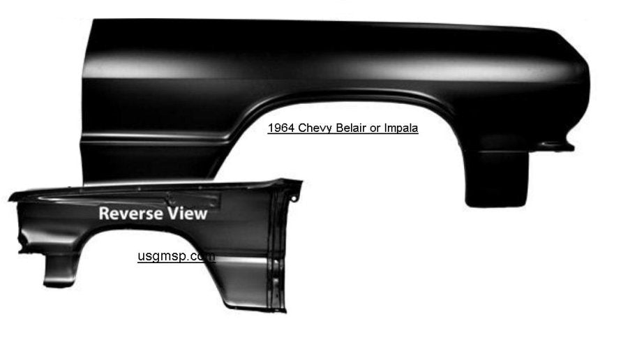 64 Impala / Belair Fender (ea)