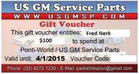 A GIFT VOUCHER: