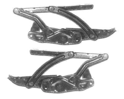 Hood Hinge Set: 1963-64 Chev / Paris, Chevelle, Nova ++ (pr)