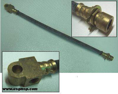 Brake Hose: Rear drum 67-69 Firebird & 69 Camaro