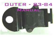 Gearbox Torsion Bar Insulator 83-84 MANUAL - OUTER