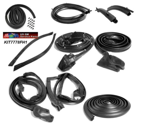 A: Weatherseal Kit: 77-78F w/ HURST 1 Tops - USA MADE
