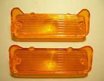 66 Chev Belair / Impala FRONT PARK LENS - AMBER (pr)