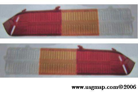 78-81 Camaro Tail Lamp Lens:  Std (ea)