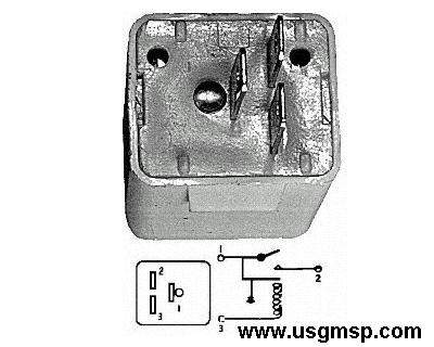 Relay: Corvette Rear Hatch & Horn 74-90