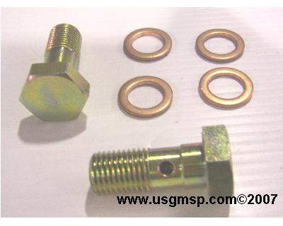 Caliper Hose Bolt: 67-8 Camaro & Firebird