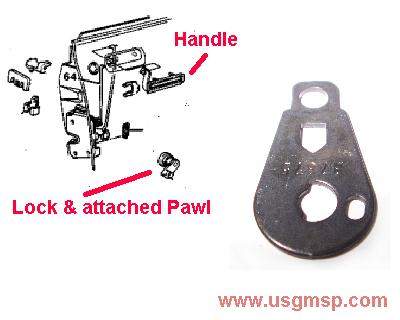 Lock Pawl: 82-92 Camaro  & Firebird TA