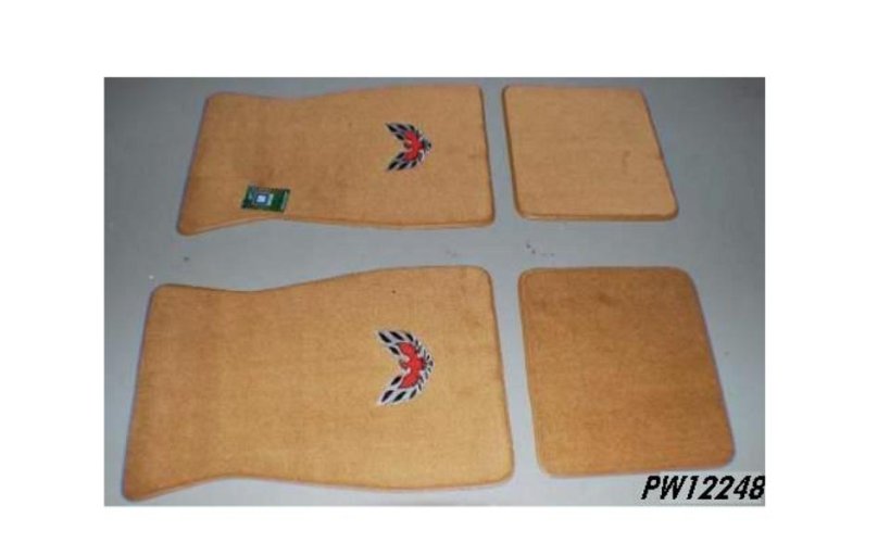 Floor Mats: Firebird 74-78