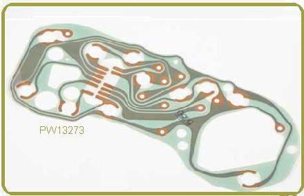 Printed Circuit: 80 Firebird TA w/gauges - NO tacho