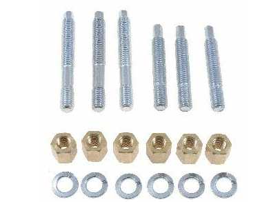 Exhaust Stud Kit: 6 x Studs & Nuts