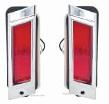 68 Impala Side Marker Light Kit: Rear