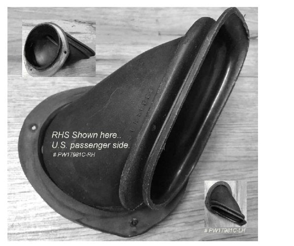 Duct Astro Vent 68 Camaro NON AIR firewall (ea) used