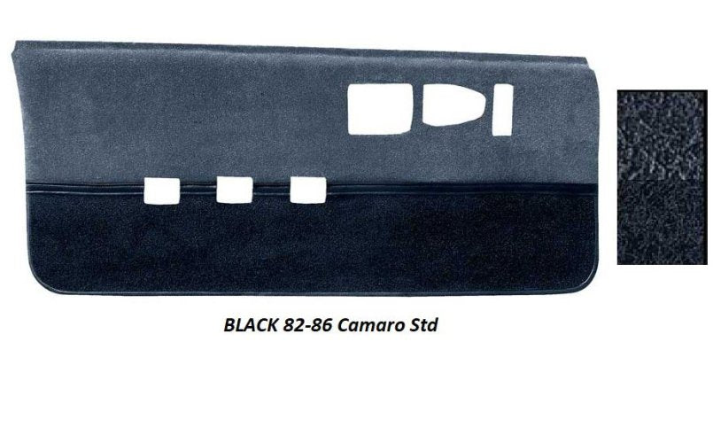 Door Trim: Camaro 82-86 Std Vinyl (pr)