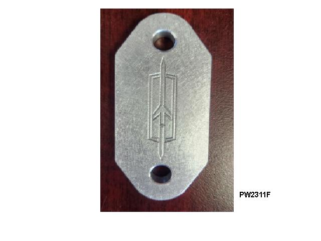 Fuel Pump Block Off Plate: Olds 350-455 V8