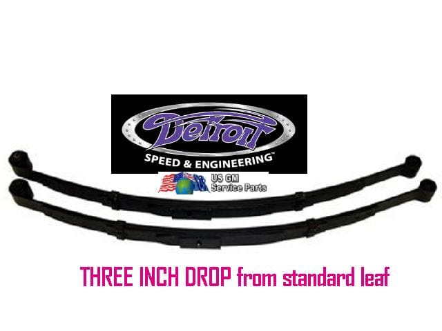 Leaf Spring Set: 68-81F LOWERED 3"/ 76mm