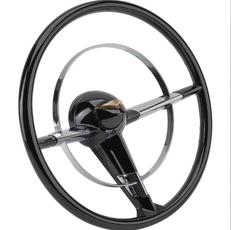 Steering Wheel: 1955 - 56 Chev Bel Air - 15" full kit